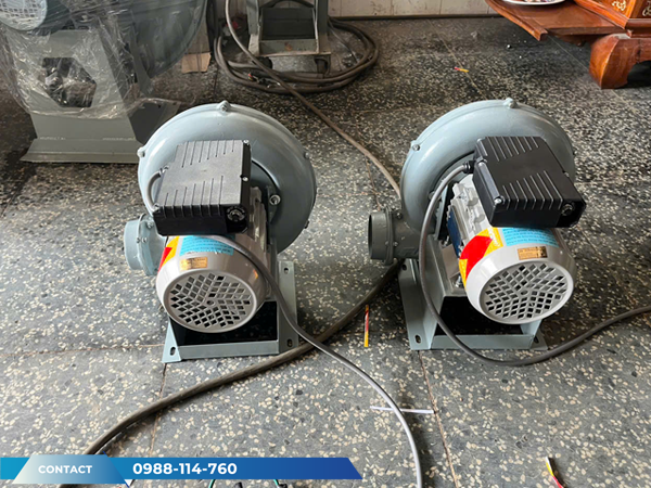 Quạt Thổi Sò Nhôm 0.5HP Mặt Sau