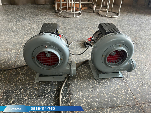 Quạt Thổi Sò Nhôm 0.5HP Mặt Trước