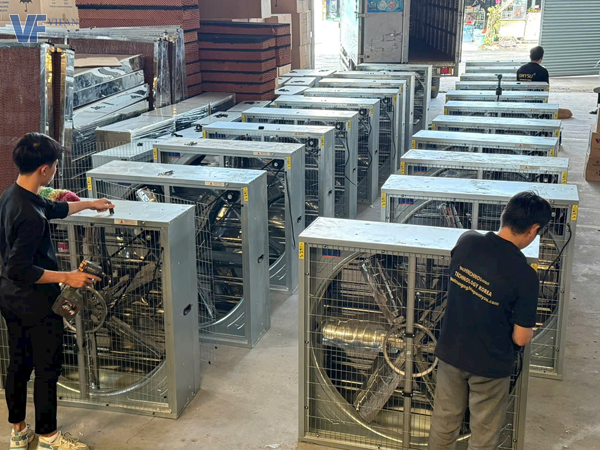 Ảnh Quạt Thông Gió Vuông 1220x1220x400