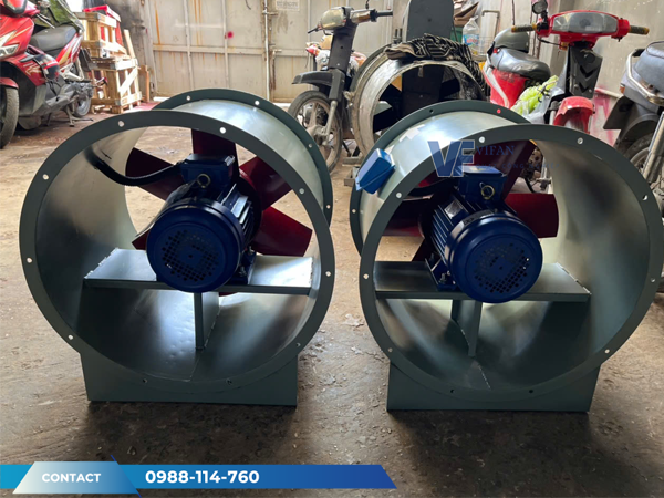 Hình Ảnh Quạt Hướng Trục 4KW 5.5HP