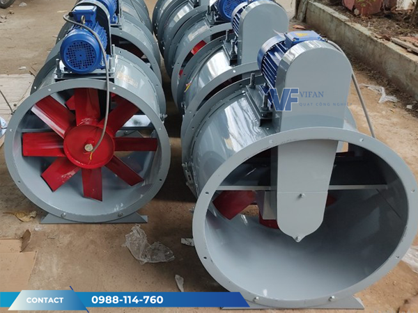 Hình Ảnh Quạt Hướng Trục Gián Tiếp 10HP 7.5KW