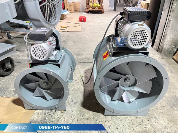 Quạt Hướng Trục Gián Tiếp 2HP 1.5KW