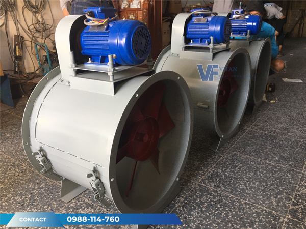 Quạt Hướng Trục Gián Tiếp 3HP 2.2KW