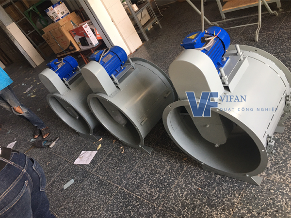 Ảnh Quạt Hướng Trục Gián Tiếp 3HP 2.2KW