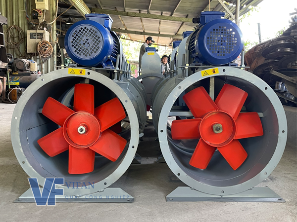 Hình Ảnh Quạt Hướng Trục Gián Tiếp 7.5HP 5.5KW