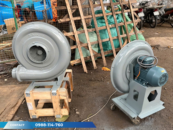 Hình Ảnh Quạt Thổi Sò Nhôm Mặt Trước