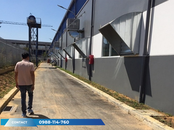 Quạt Thông Gió Vuông 600×600