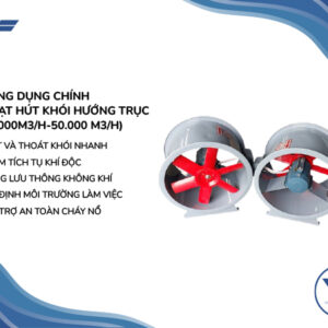 Quạt Hút Khói Hướng Trục ( 5.000m3/h-50.000 m3/h)