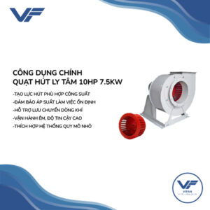 Quạt Hút Ly Tâm 10HP 7.5KW
