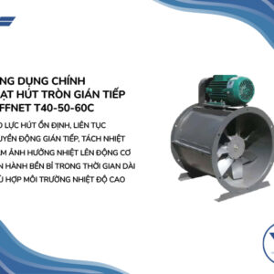 Quạt Hút Tròn Gián Tiếp Soffnet T40-50-60C